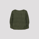 SHELL BLOUSE, Khaki