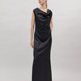 THELMA EVENING DRESS, Black