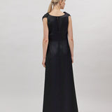 THELMA EVENING DRESS, Black