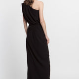 TULIP MAXI DRESS, Black