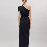 TULIP MAXI DRESS, Black