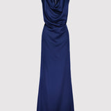 THELMA EVENING DRESS, Dark blue