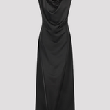 THELMA EVENING DRESS, Black