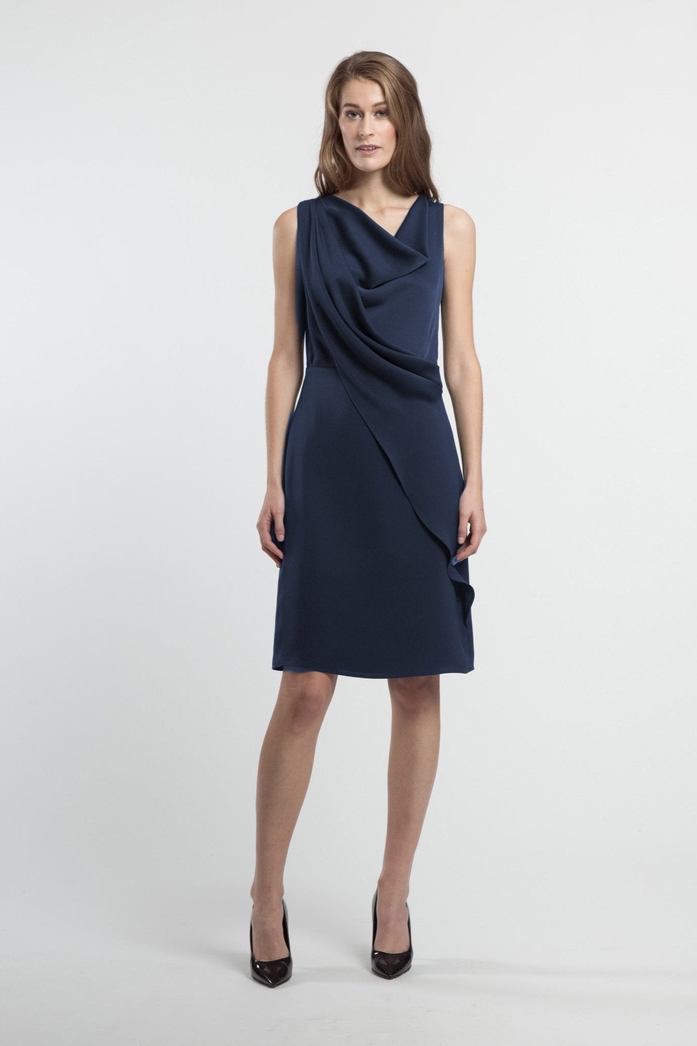 VIOLA DRESS, DARK BLUE