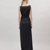 VIOLA EVENING DRESS, Black