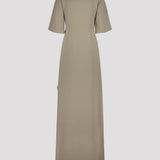 VENLA EVENING DRESS, Taupe