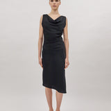 WATERLILY DRESS, Black