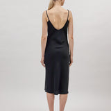 WAVE COCKTAIL DRESS, Black