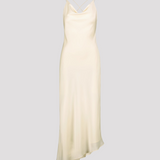 WILLOW SATIN DRESS, Ivory