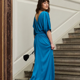 ERIKA EVENING DRESS, Turquoise