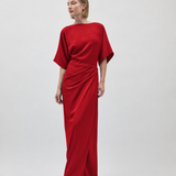 ERIKA EVENING DRESS, Red