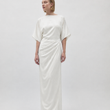 ERIKA EVENING DRESS, White