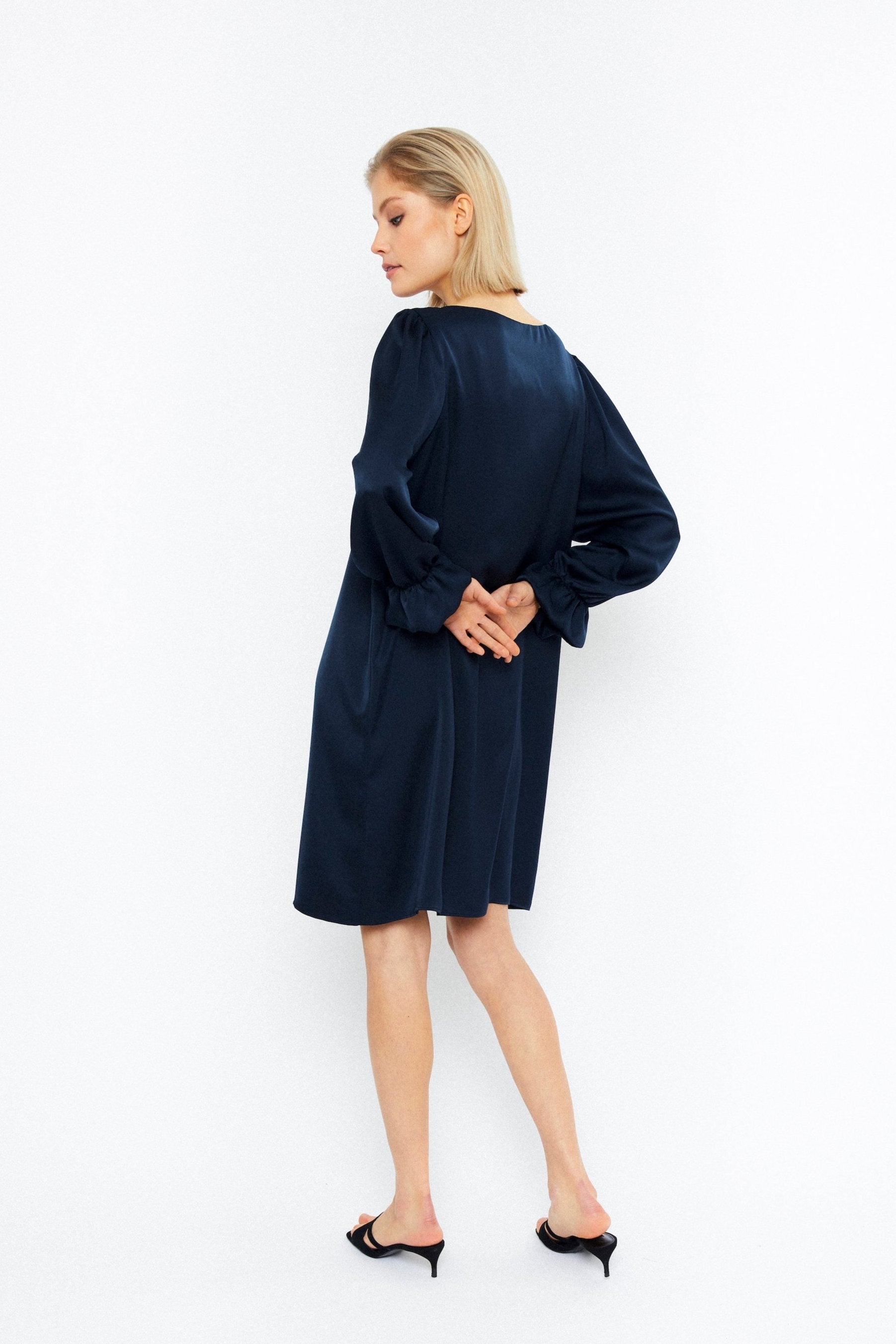 EMMA DRESS, Dark blue