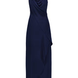 VIOLA EVENING DRESS, DARK BLUE