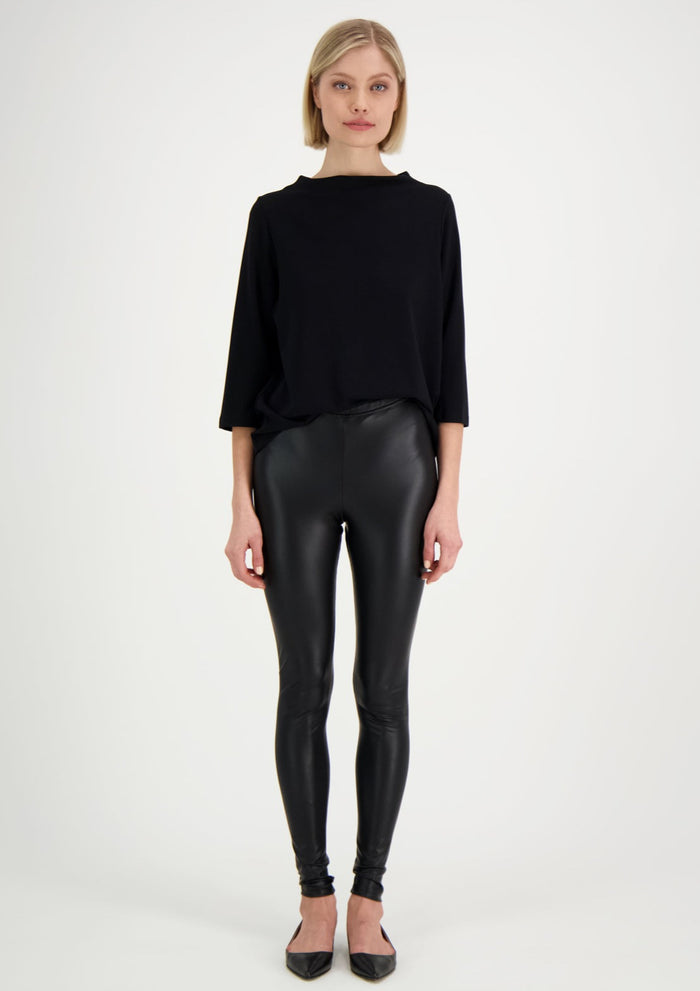 SKIN PANTS, BLACK