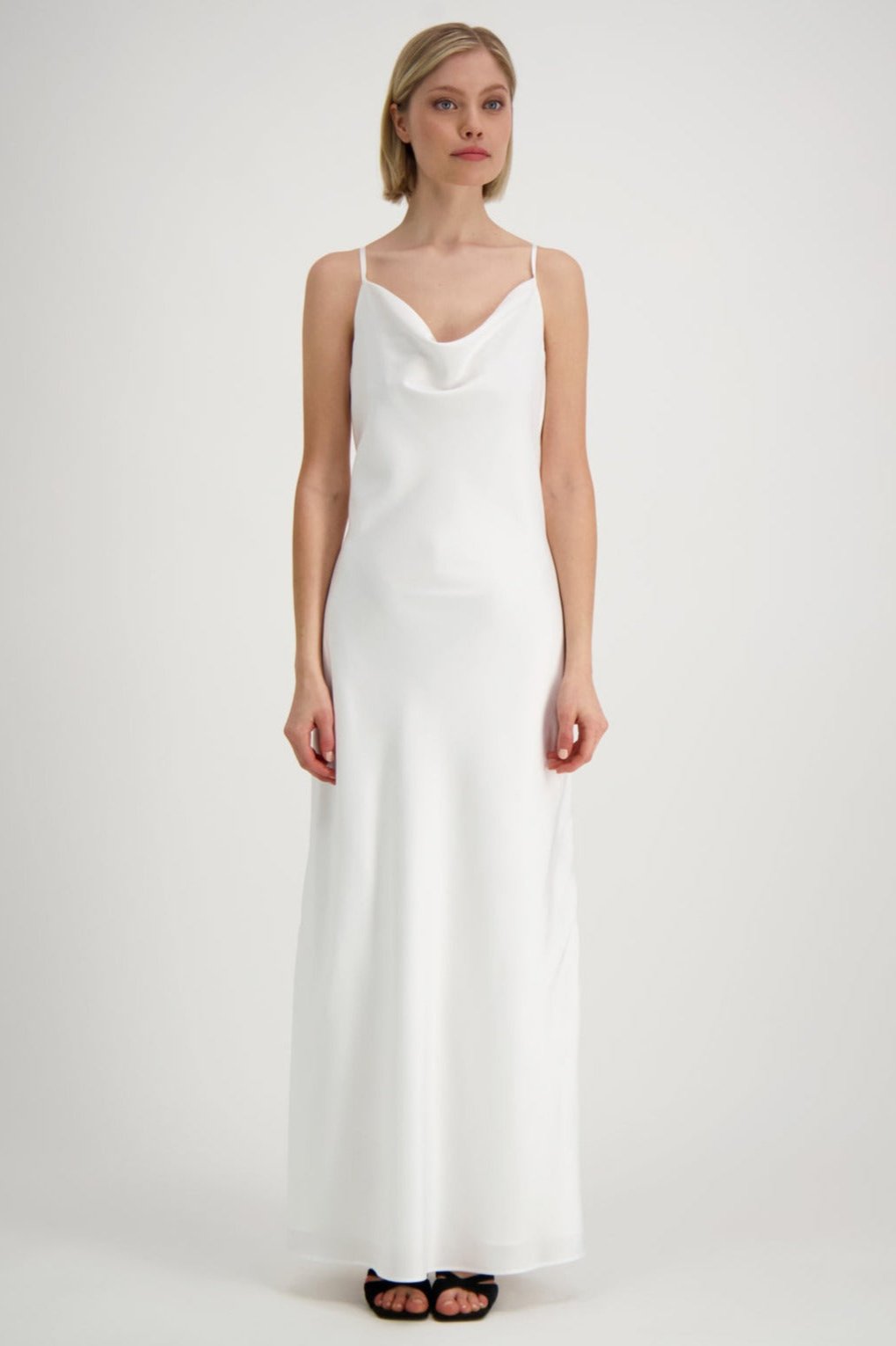 WAVE GOWN, WHITE